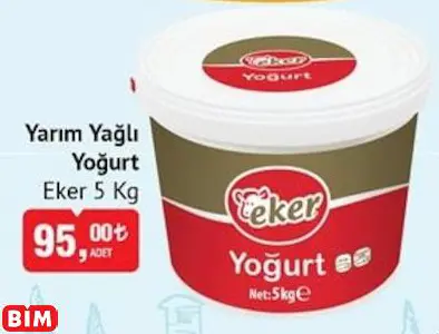 EKER YARIM YAĞLI YOĞURT EKER YARIM YAĞLI YOĞURT